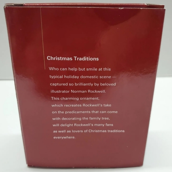 NEW Vtg Norman Rockwell Heirloom Collec. Christmas Ornament #113 Carlton Cards - Picture 8 of 12